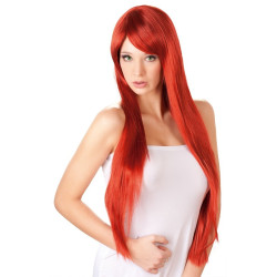Cottelli Accessoires Perruque Cheveux longs Rouges